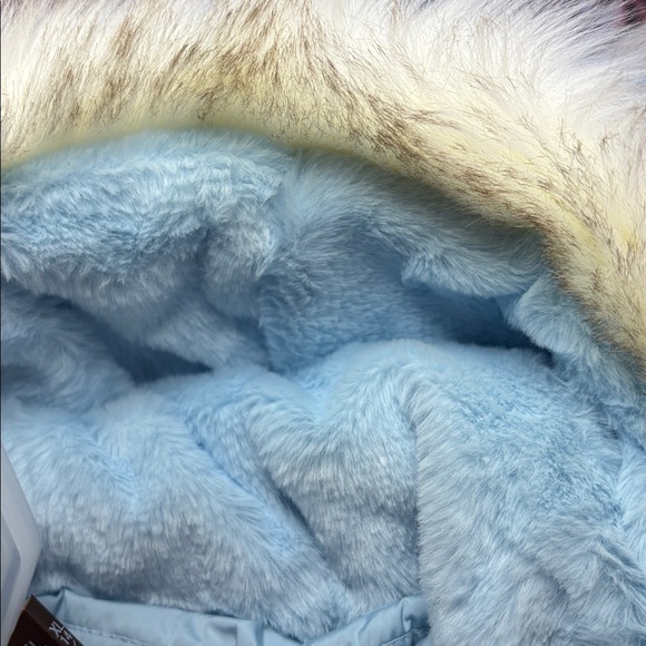 MEMBERSMARK Girls Black Puffer Parka, Warm Fleece Lined Jacket w/Removable Hood - Picture 12 of 14